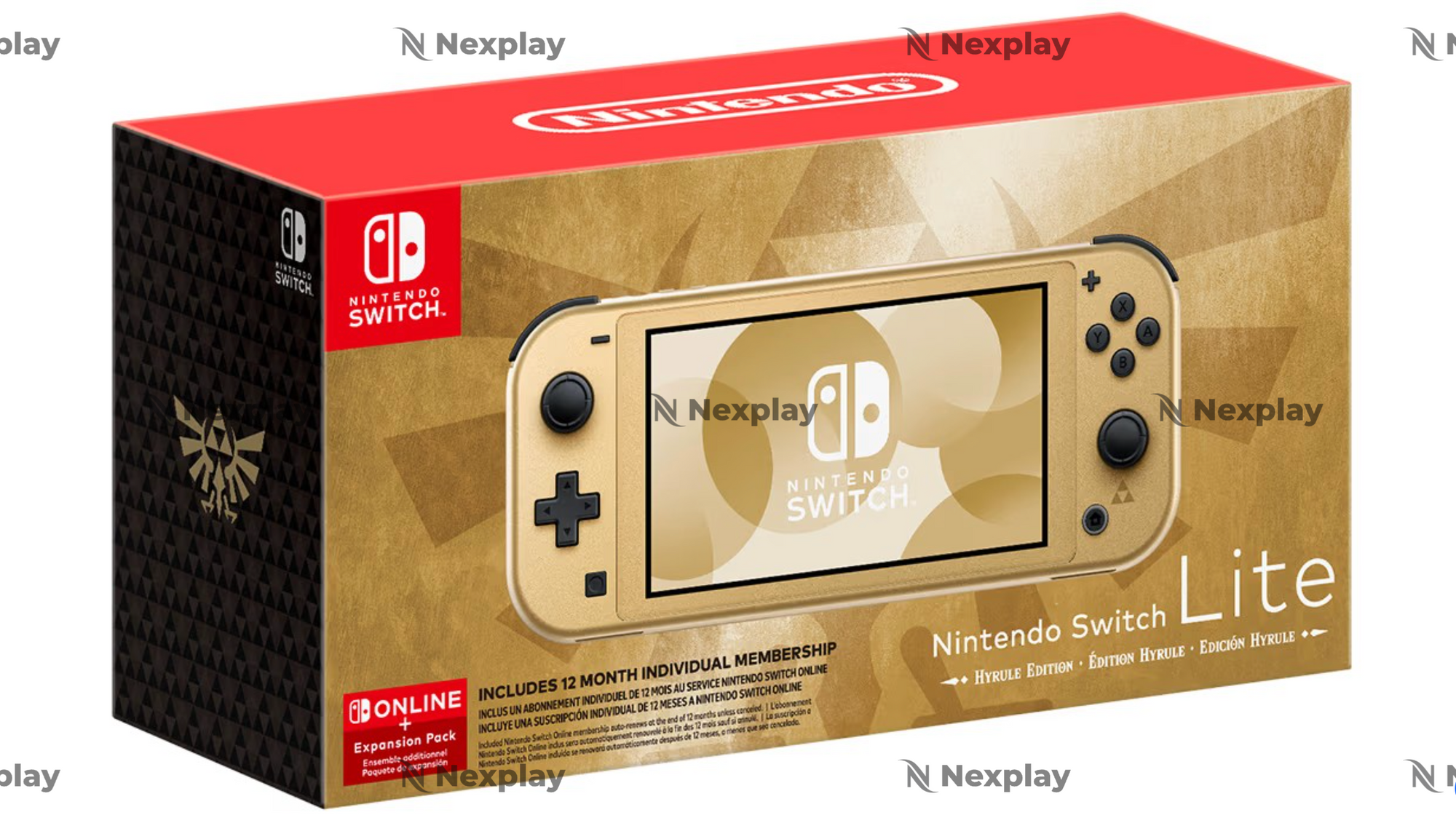Nintendo Switch Lite: Hyrule Edition Includes Bonus Nintendo Switch Online Membership + Expansion Pack