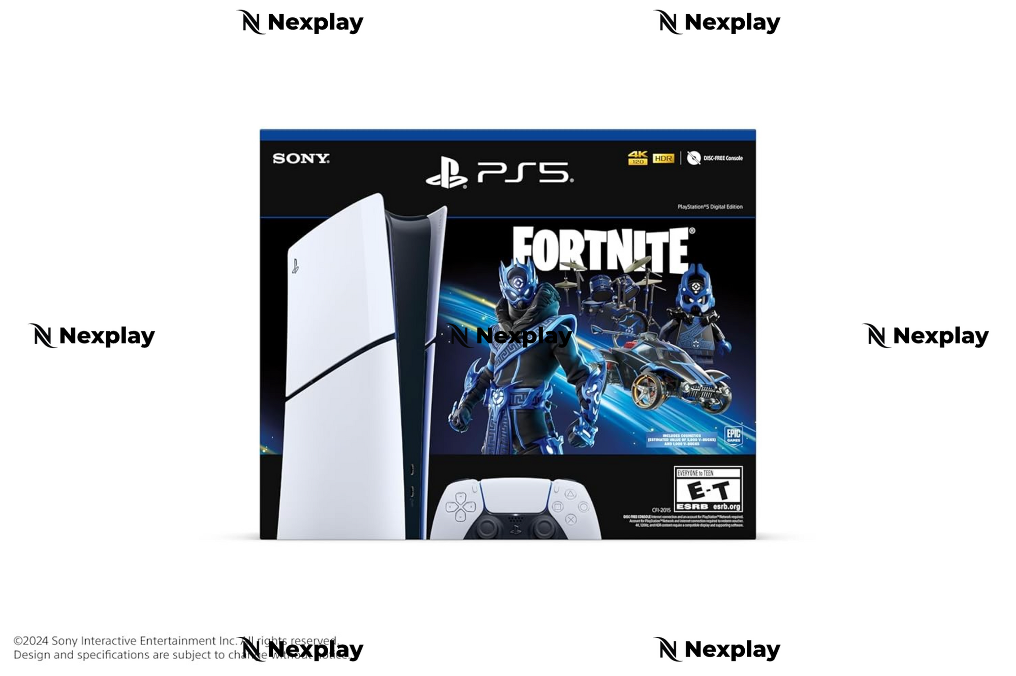 PlayStation PS5 Console - Fortnite Cobalt Star Digital Edition