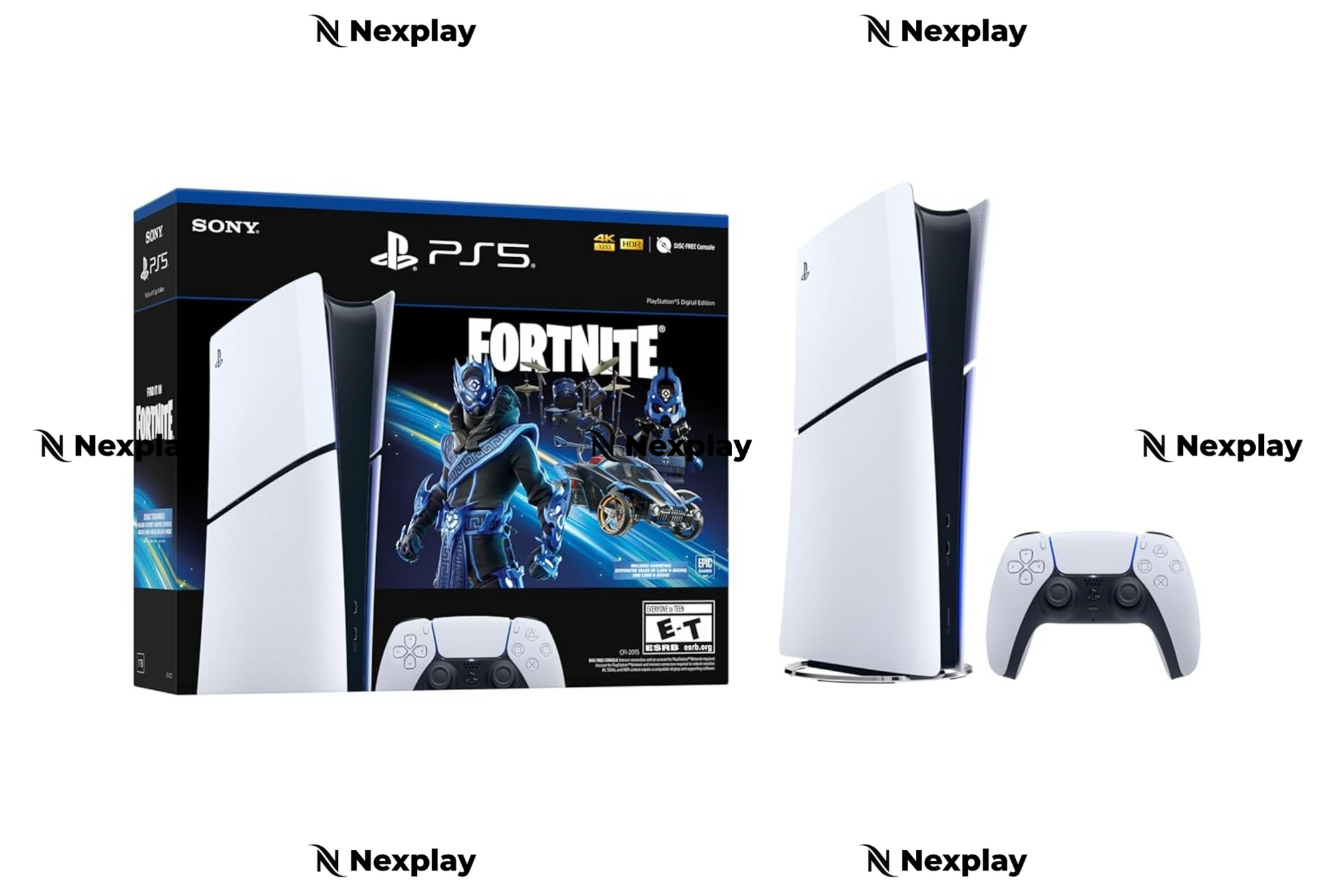 PlayStation PS5 Console - Fortnite Cobalt Star Digital Edition