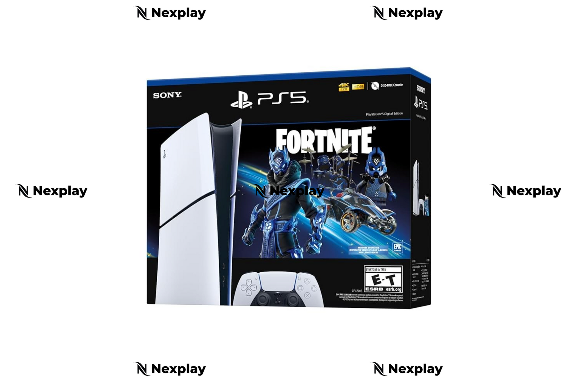 PlayStation PS5 Console - Fortnite Cobalt Star Digital Edition