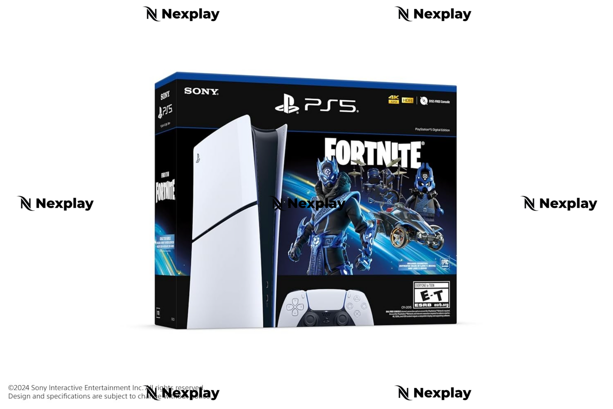 PlayStation PS5 Console - Fortnite Cobalt Star Digital Edition