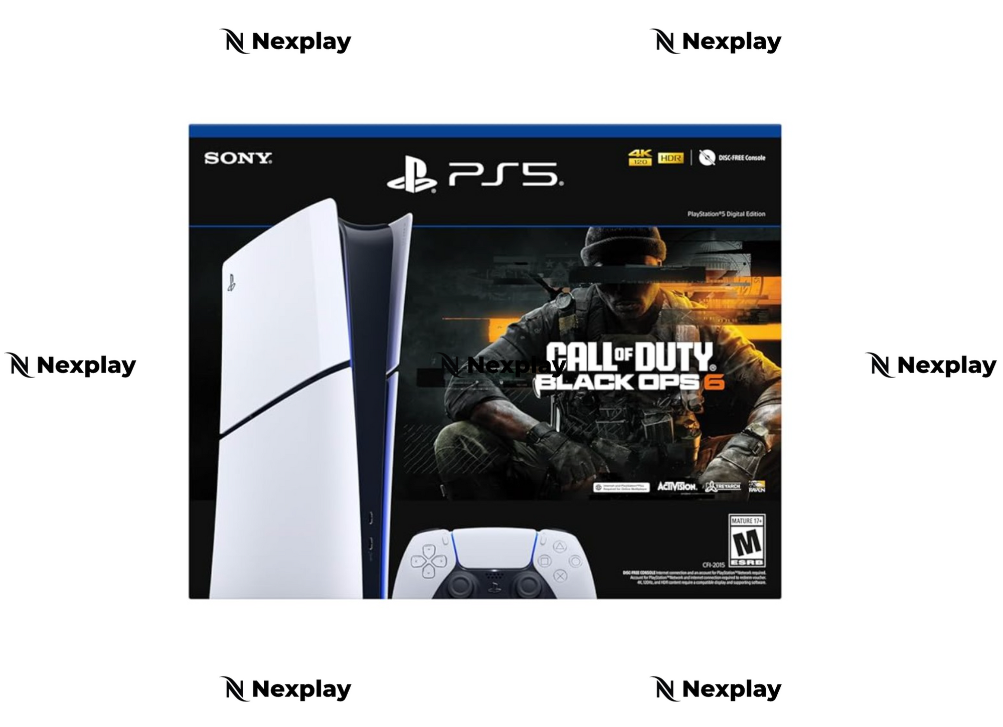 PlayStation®5 Digital Edition – Call of Duty®: Black Ops 6 Bundle (Model Group – Slim)