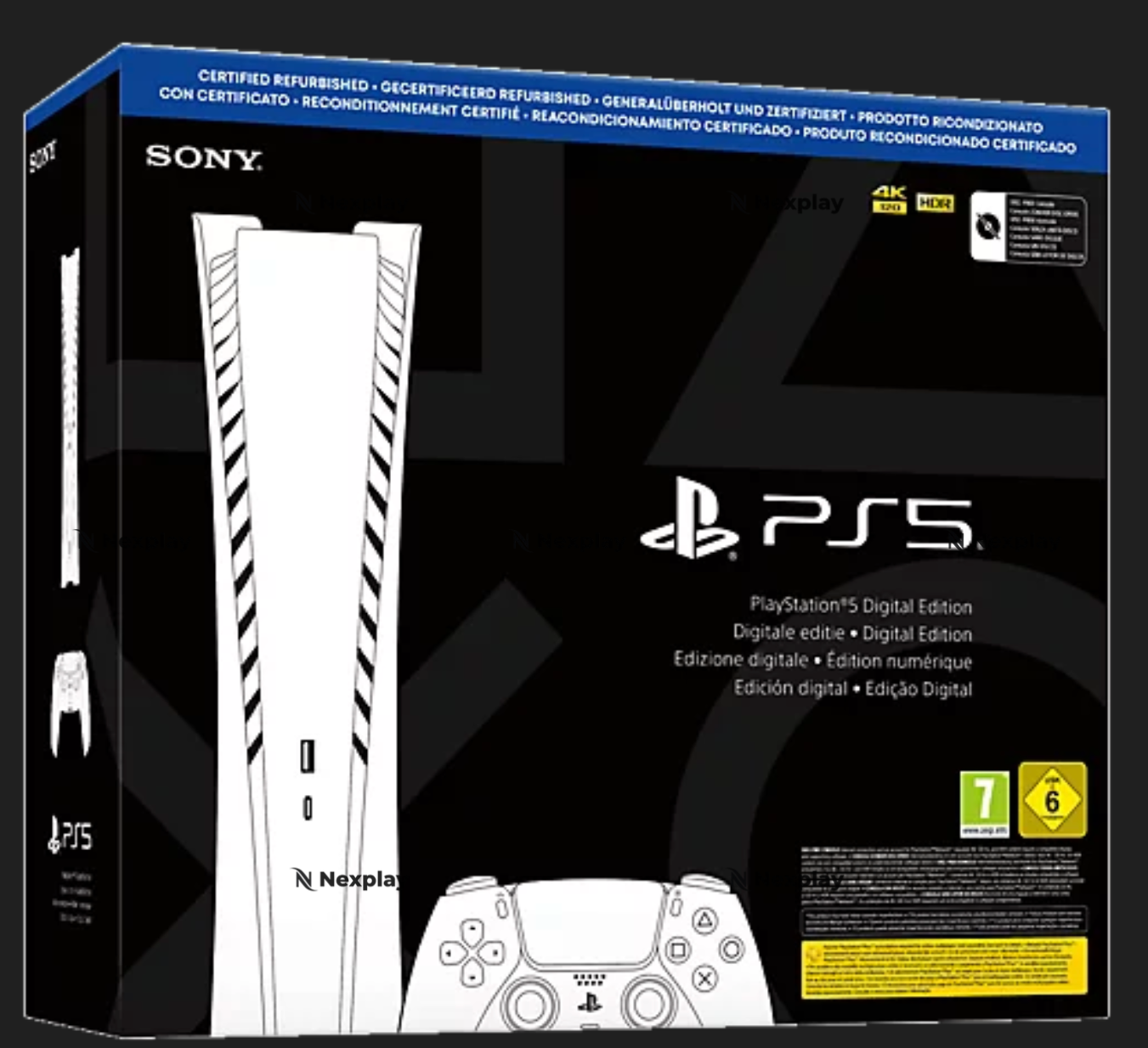 Certified Refurbished PlayStation®5 Digital Edition Console