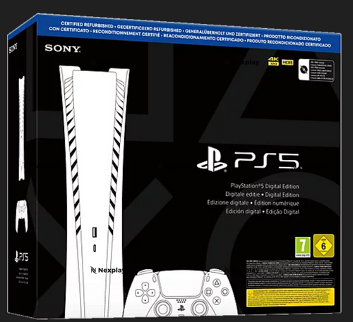 Certified Refurbished PlayStation®5 Digital Edition Console