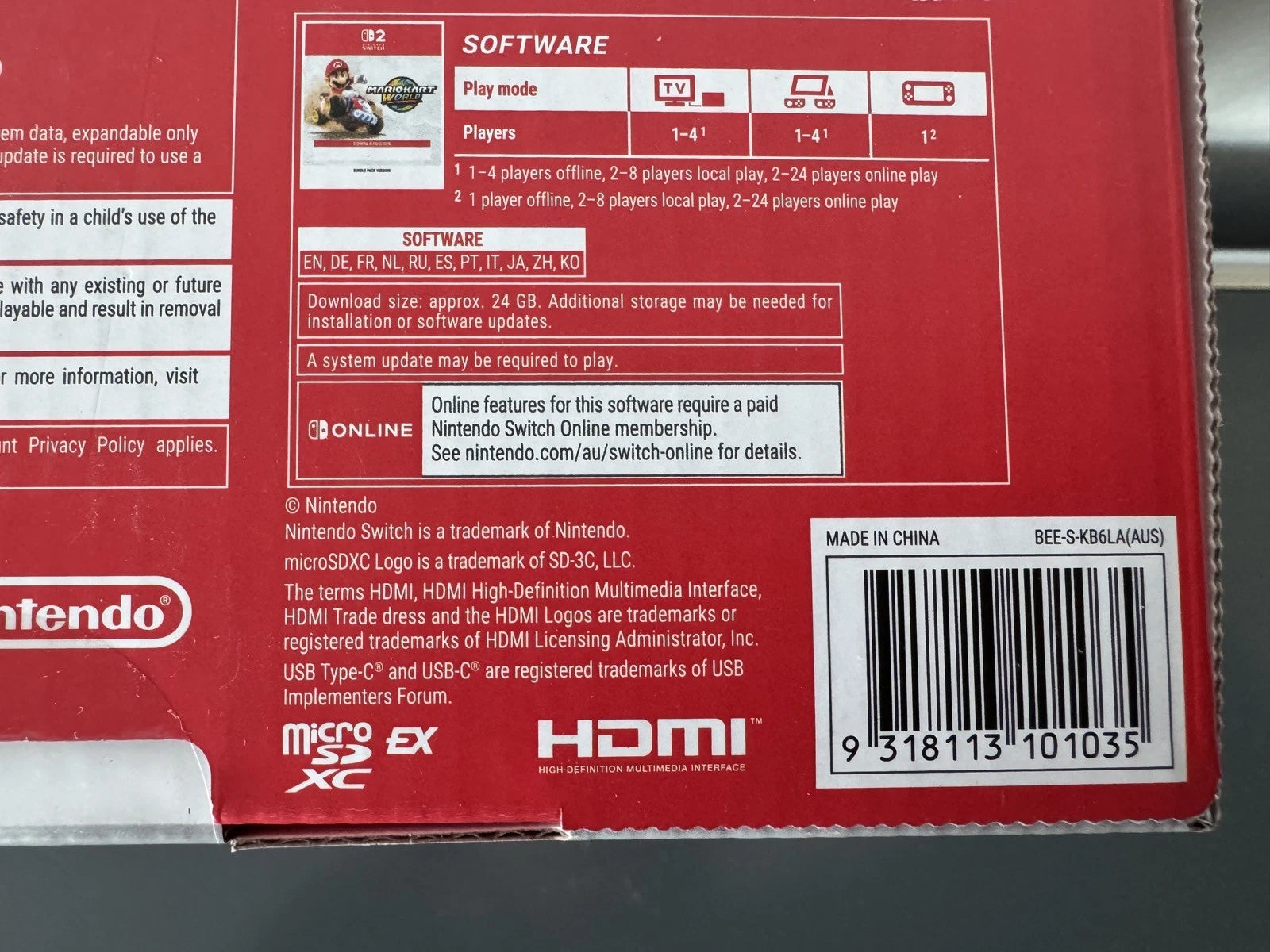 New Nintendo Switch 2 + Mario Kart World Bundle console ready to ship now