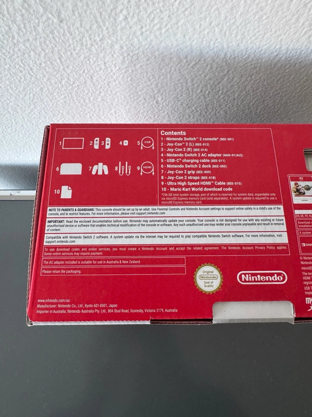 New Nintendo Switch 2 + Mario Kart World Bundle console ready to ship now