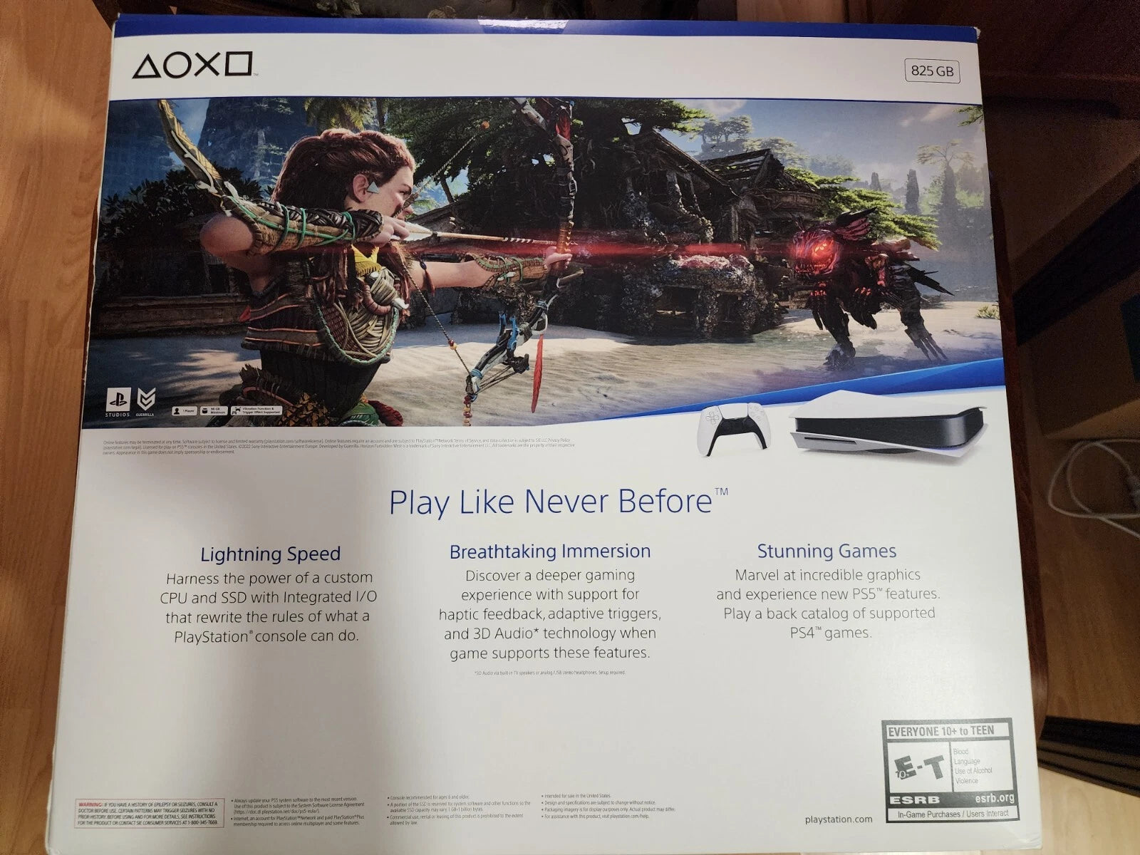 SONY PS5 Horizon Forbidden West Disc Bundle OPENED
